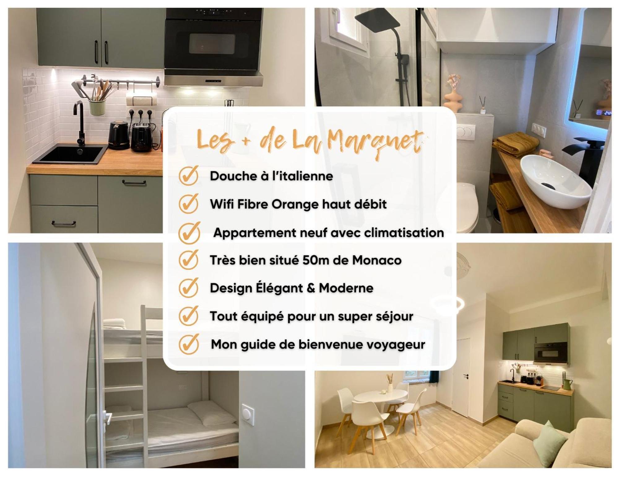 Appartements Neuf - Frontiere De Monaco - Clim - Wifi Cap-d'Ail Εξωτερικό φωτογραφία