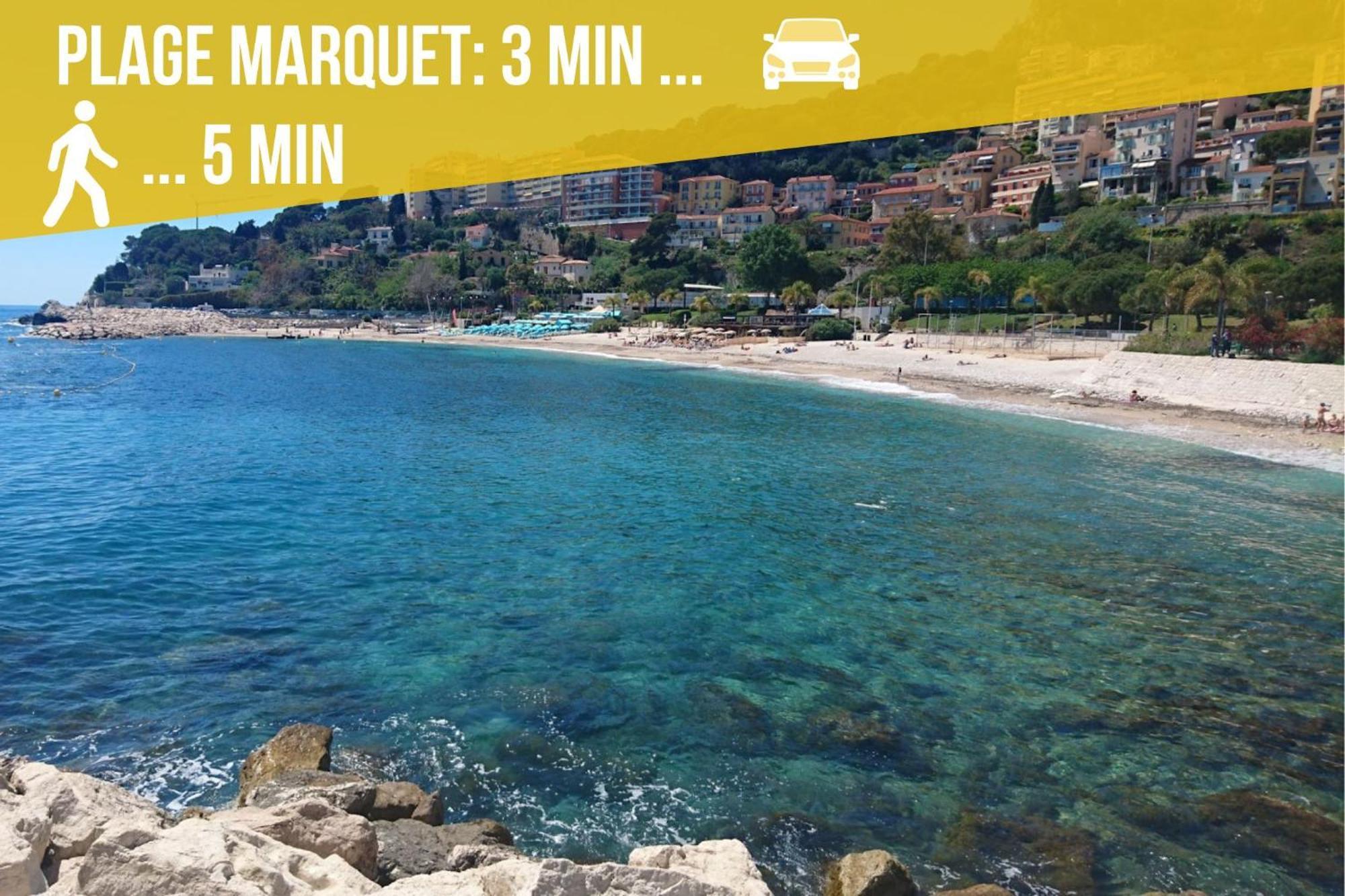 Appartements Neuf - Frontiere De Monaco - Clim - Wifi Cap-d'Ail Εξωτερικό φωτογραφία